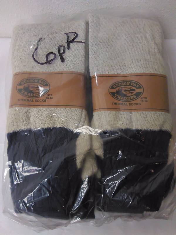 lot 272 image: Thermo Socks, Hudson Bay Traders (6pr)