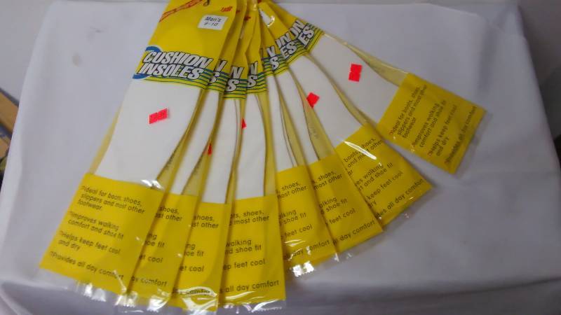 lot 278 image: Cushion Insoles, (8 pr.)