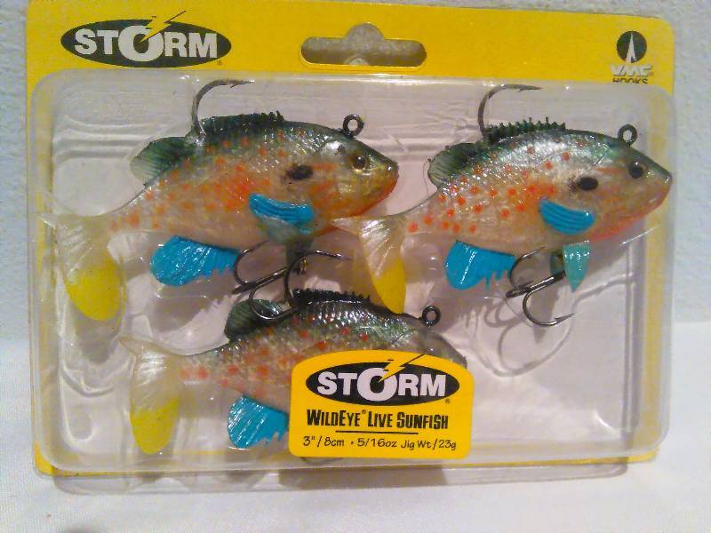 lot 287 image: Storm Wildeye Live Sunfish Fishing Lure
