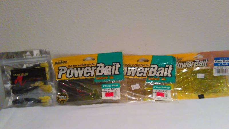 lot 311 image: Assorted Worms Fishing Tackle, (4)