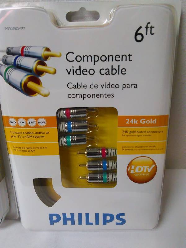 lot 366 image: Component Video Cable 6 ft. (2)