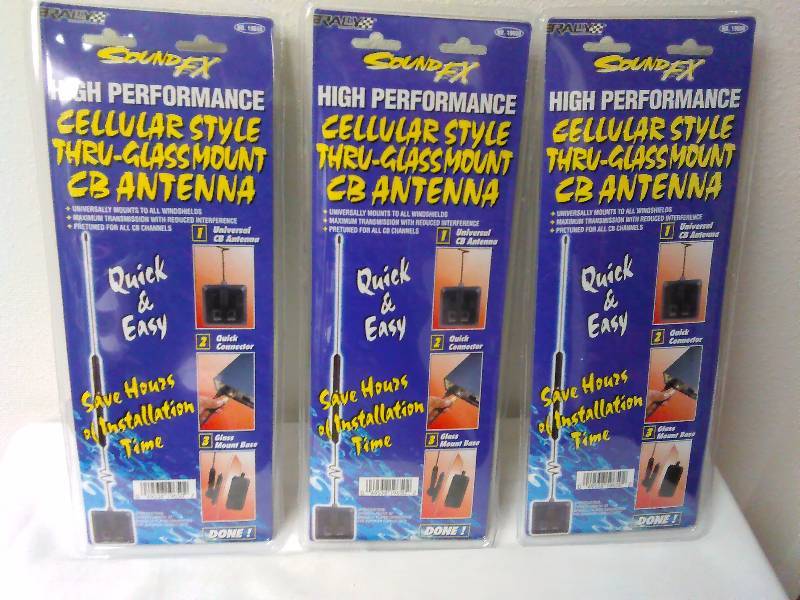 lot 367 image: Cellular Style Thru-Glass Mount Antenna (3)