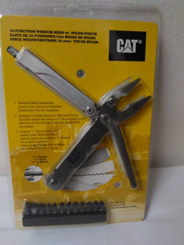 lot 369 image: Caterpillar 30 Function Wrench Head  Utility Tool