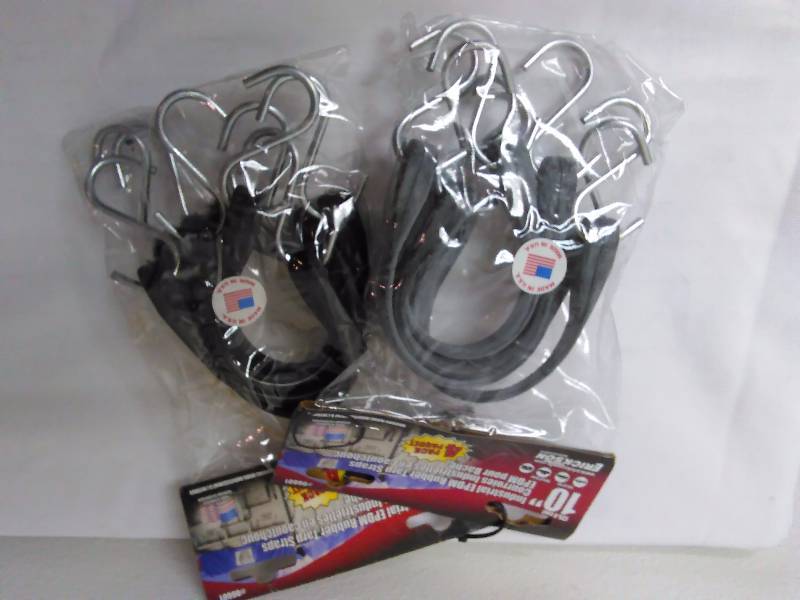 lot 374 image: 10 in. Industrial Rubber Tarp Straps (8)