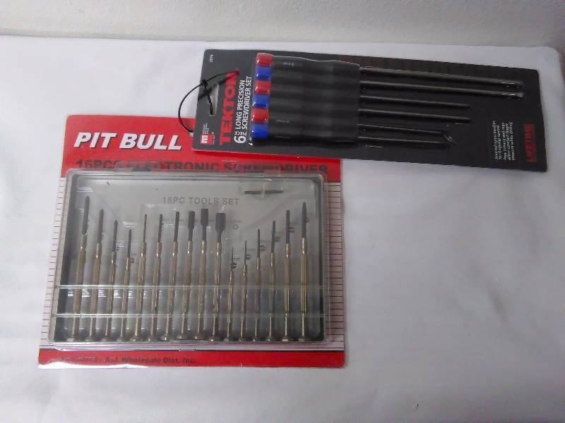 lot 378 image: Screwdriver Sets 16 pc and 6 pc