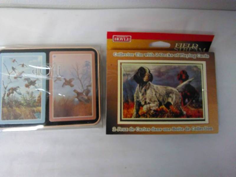 lot 384 image: Playing Cards, Field and Stream (2) and Partridge and Ducks (4)