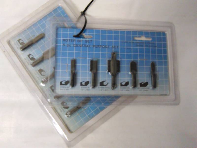 lot 396 image: 5 pc Roter Bit Set (2)