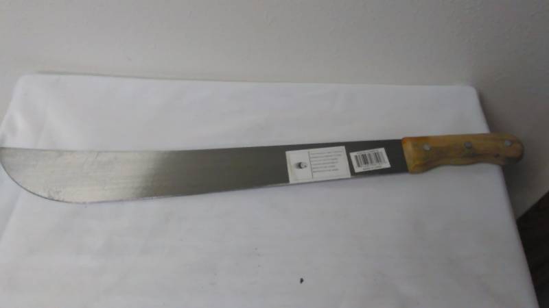 lot 440 image: Machete, 24 in., Wood Handle