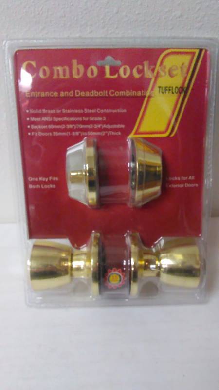 lot 451 image: Tuff Lock, Deadbolt and entrance combo