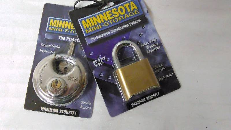 lot 455 image: Storage Pad Locks, Minnesota Brand (2)