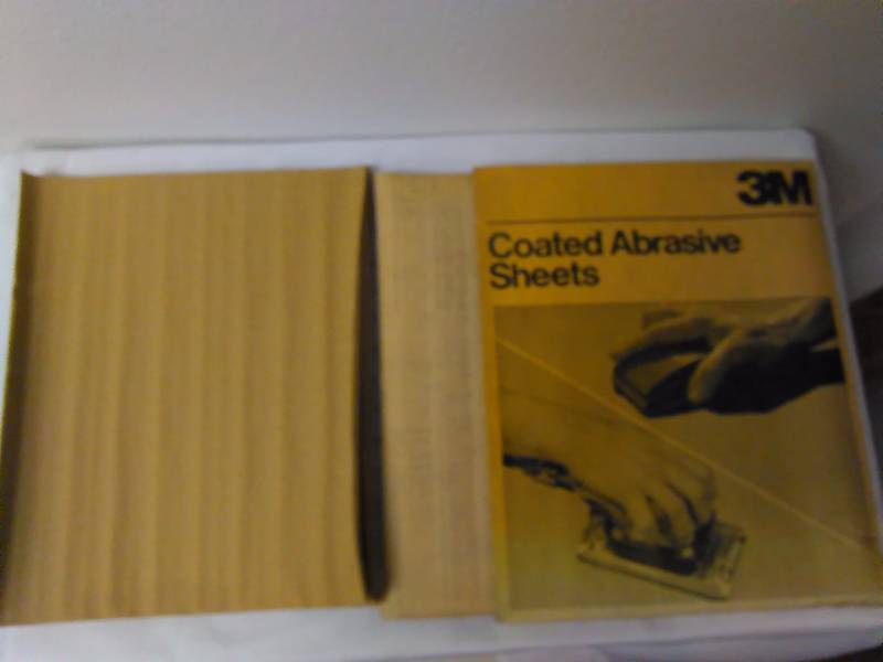 lot 477 image: 3M Sand Paper 320 grit 100ct