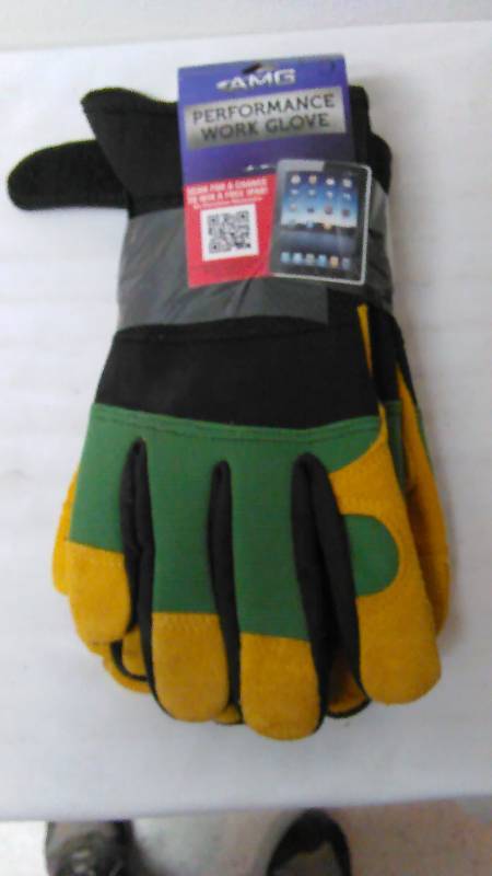 lot 498 image: Performance Work Glove, Size Large, AMG (2 pr.)