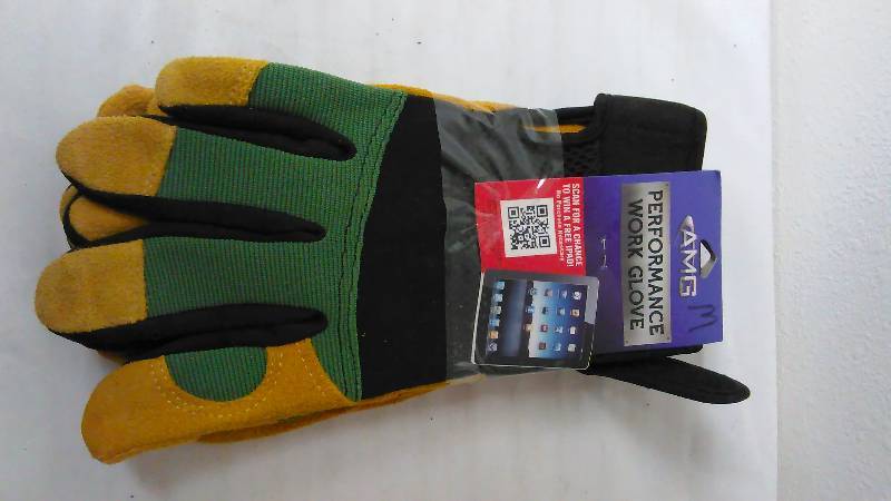 lot 499 image: Performance Work Glove, Size Med, AMG (2 pr.)