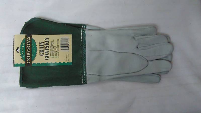 lot 503 image: Cordova garden gloves, thorn resistant, leather and rubberized, large