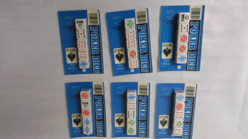 lot 509 image: Poker Dice, Hoyle, 5 per pkg. (6)