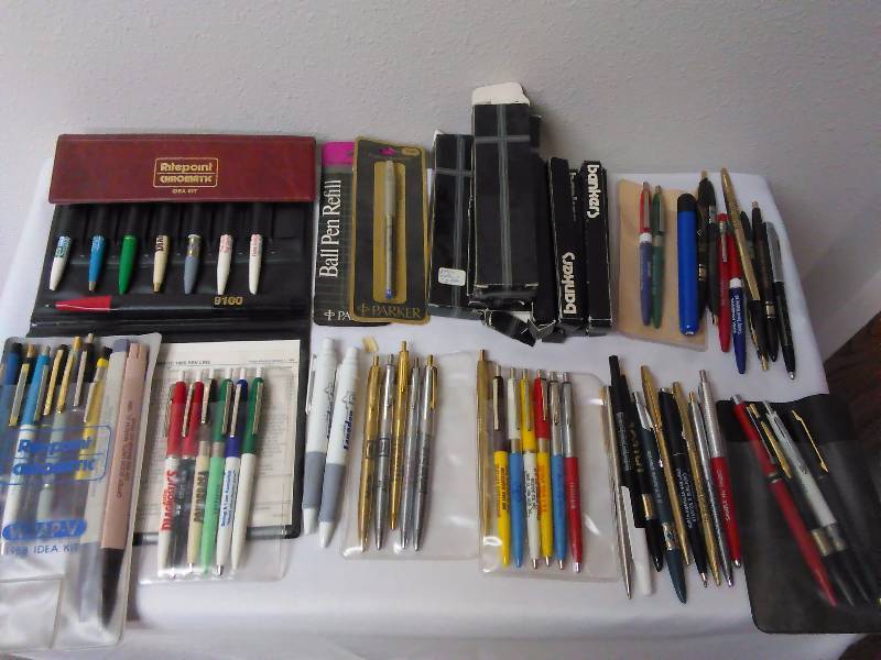 lot 545 image: Vintage Pens, Vintage Advertising, See pictures for full description