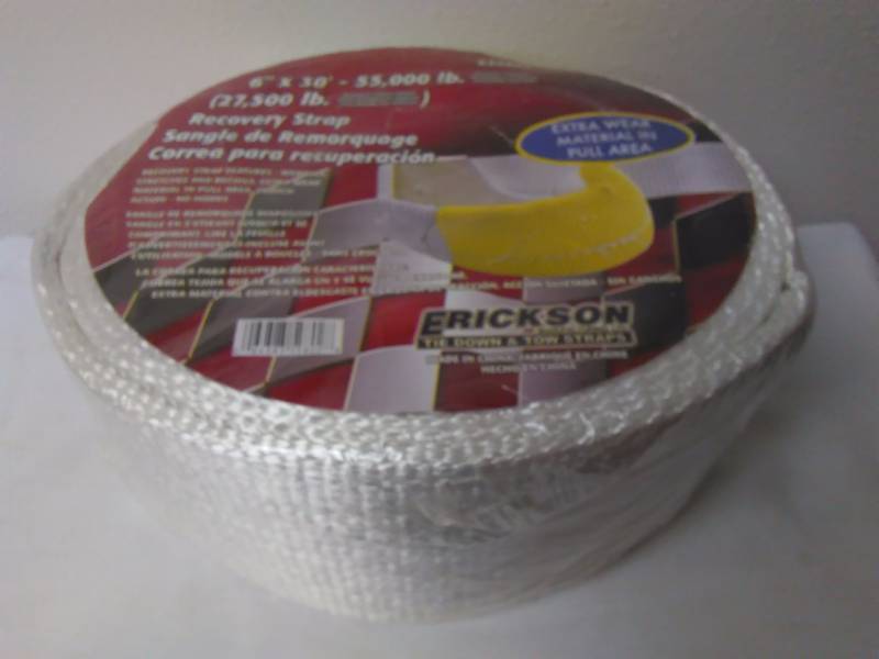 lot 555 image: Recovery Strap, 6 in. x 30 ft., 55,000 lb. by Erickson