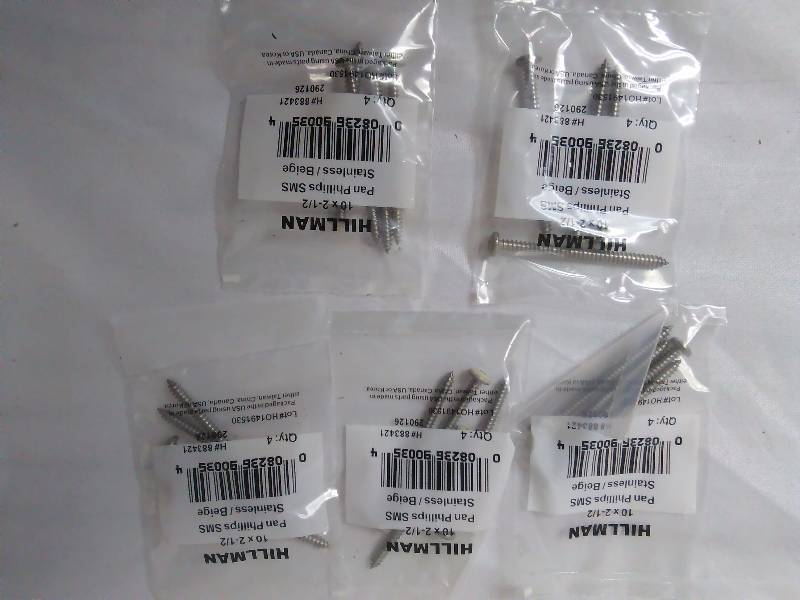 lot 593 image: Pan Phillips Screws 20pc (15)