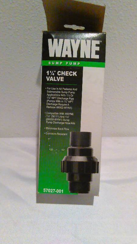 lot 636 image: Wayne Sump Pump Check Valve, 1  in.