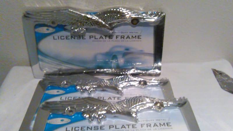 lot 640 image: License Plate Holder, Eagle (3)