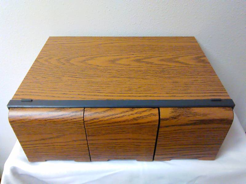 lot 643 image: CD Storage Drawers  (4) Measures 16  x 12  x 6 