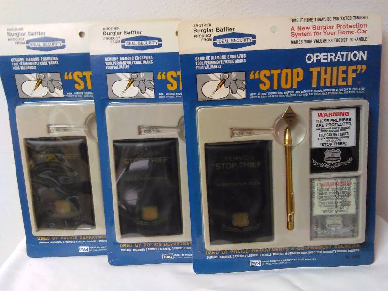 lot 660 image: Operation Stop Thief Burglary Kit, by Ideal Security (3)