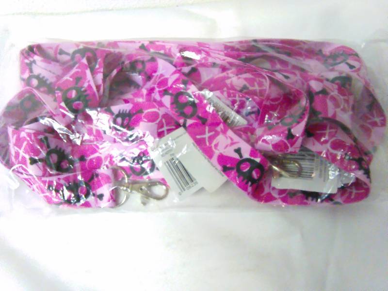 lot 686 image: Lanyards, Pink Skull (6)