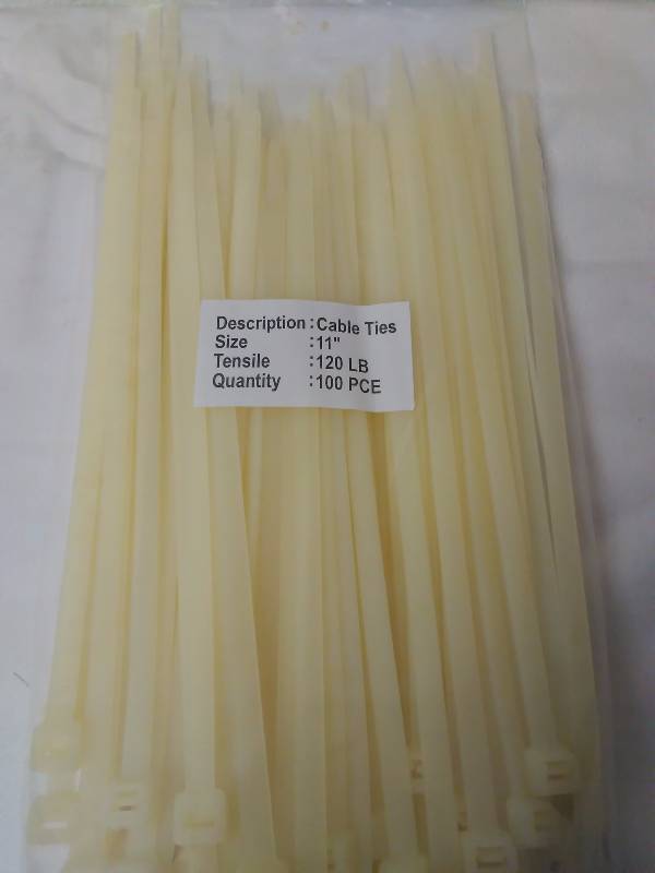 lot 737 image: Cable Ties 11 in. 100ct