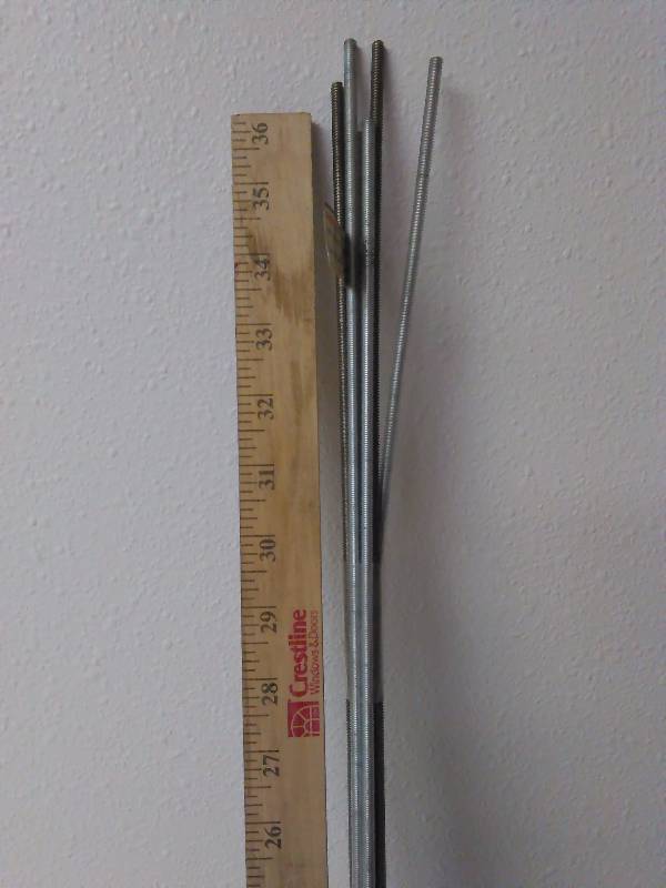 lot 740 image: Threaded Rod, 3 ft., 10-24 (6)