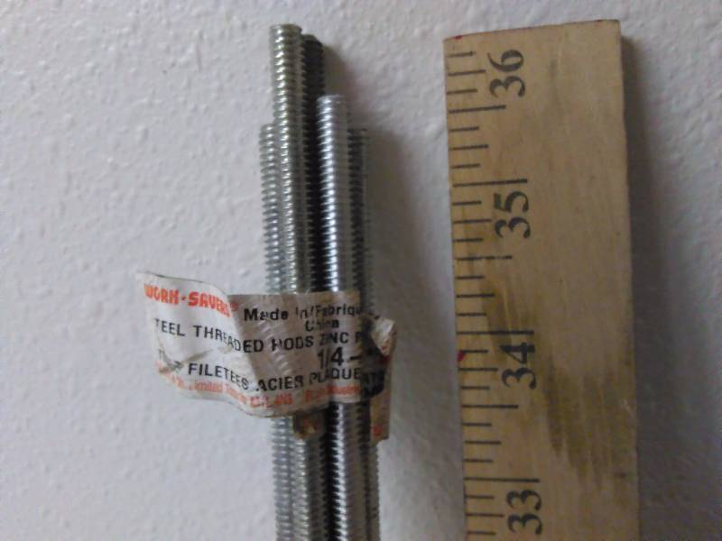 lot 741 image: Threaded Rod, 3 ft.,  in. in. (6)
