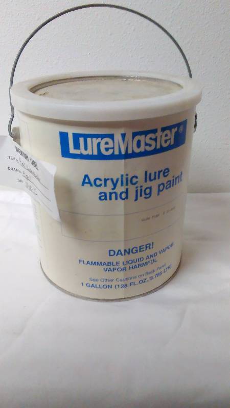 lot 778 image: LureMaster, Jig and Lure Paint, 1 Gal.