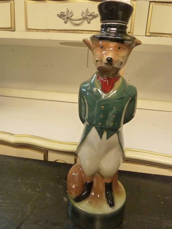 Vintage Fox Decanter