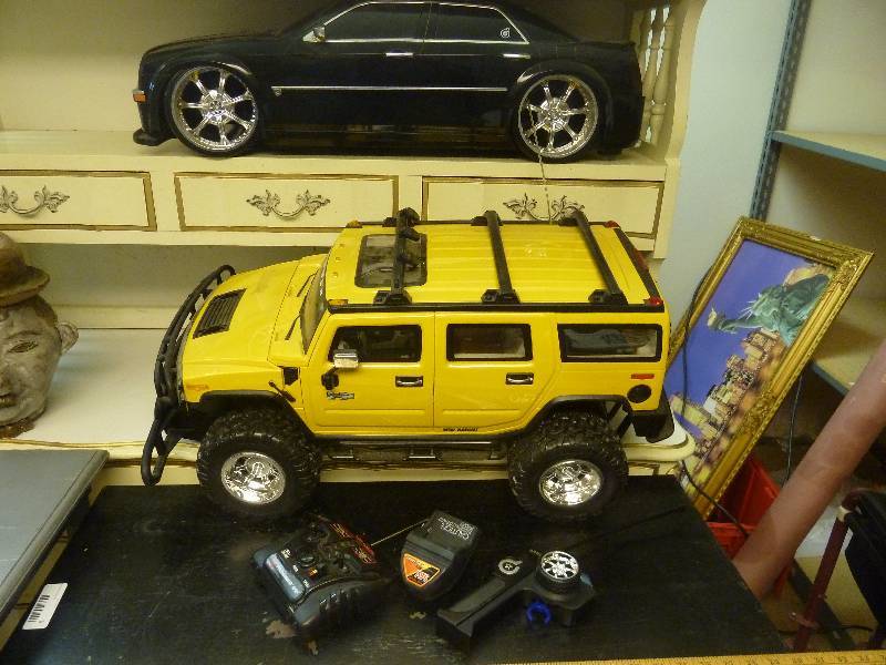 Two Large Remote Control Vehicles