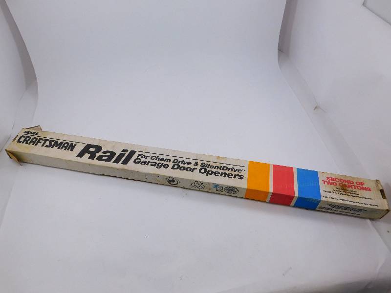 lot 75 image: Sears Craftsman Rail For Chaindrive and Silentdrive Garage Doors