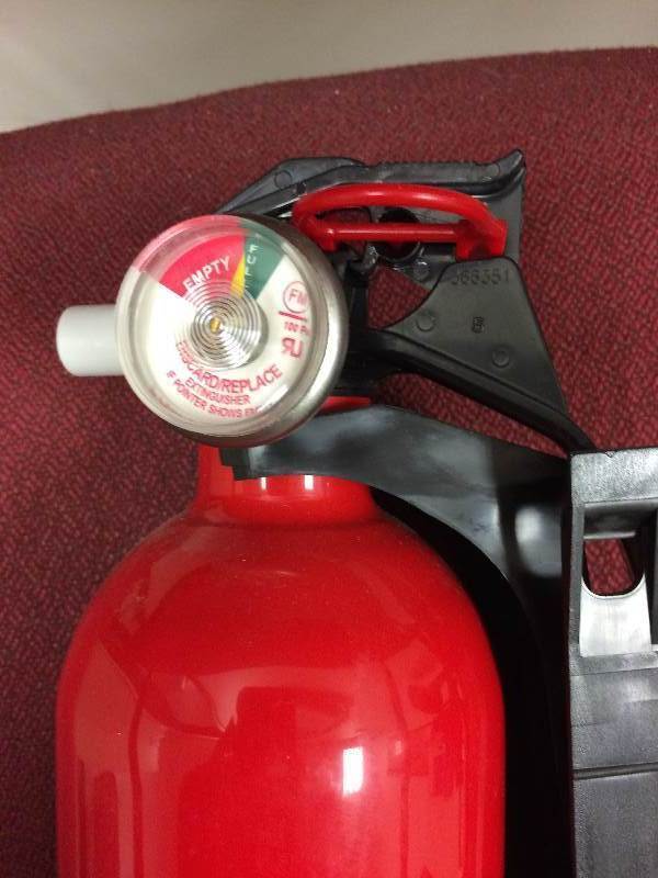 lot 12 image: Charged Portable Fire Extinguisher