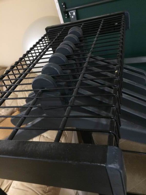 lot 47 image: Retails New $400 Magnuson Group Office Rak Series Coat rack With HAngers - Black - Excellent Condition