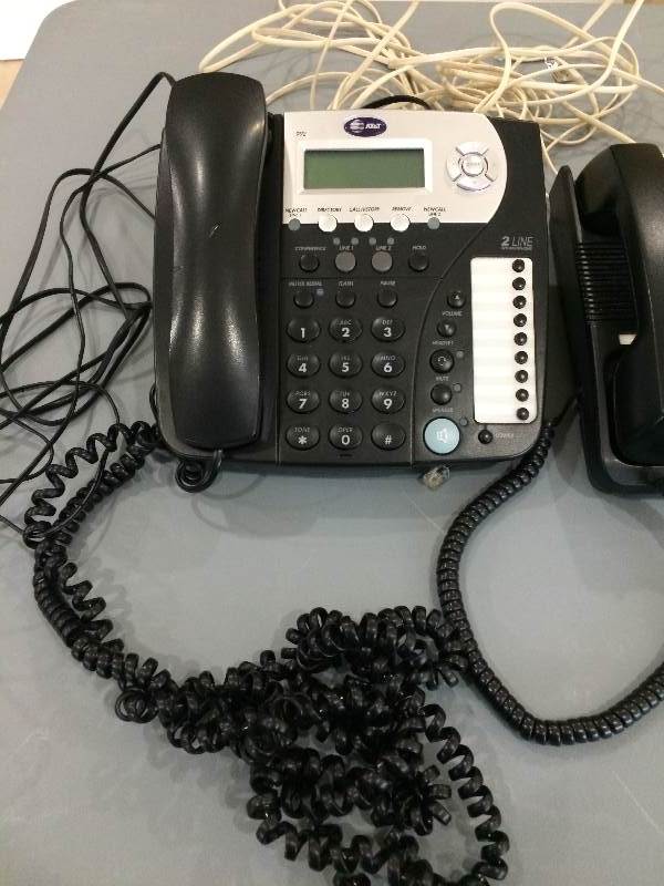 lot 49 image: 3 Telephones AT&T 992 Telephone Phone mate telephone Sony IT B3 Telephone - Super Condition