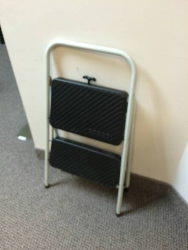 lot 20 image: Cosco Two Step Household Folding Step Stool Compact Heavy Duty Slip-resistant Steps - Excellent