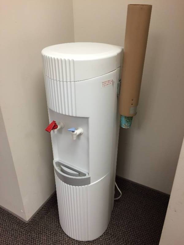 lot 2 image: Retails New $500 COMMERCIAL GRADE CRYSTAL MOUNTAIN GLACIER PLUMBED IN HOT & COLD POUR WATER COOLER DISPENSER WITH FILTRATION SYSTEM - EXCELLENT CONDITION - WILL BE DETACHED AND READY FOR PICKUP