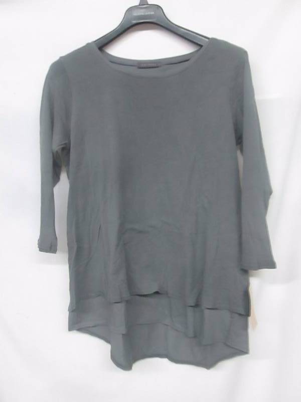 lot 62 image: Sahalie Knit And Woven Mix Top