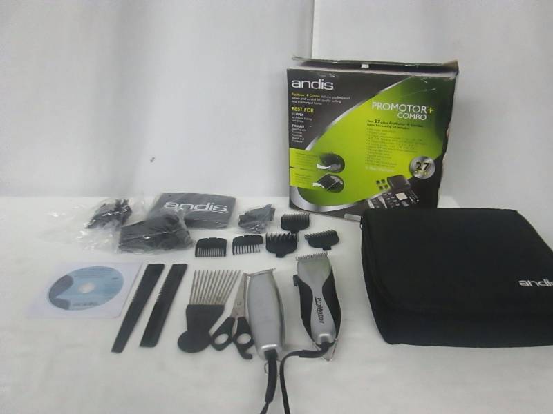 lot 34 image: Andis Pro Motor 27-pc. Hair ClipperTrimmer Combo