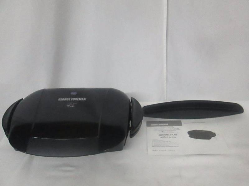 lot 13 image: George Foreman 5-Serving 72 Grill - Black
