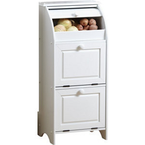 lot 20 image: Alcove Vegetable Bin - White