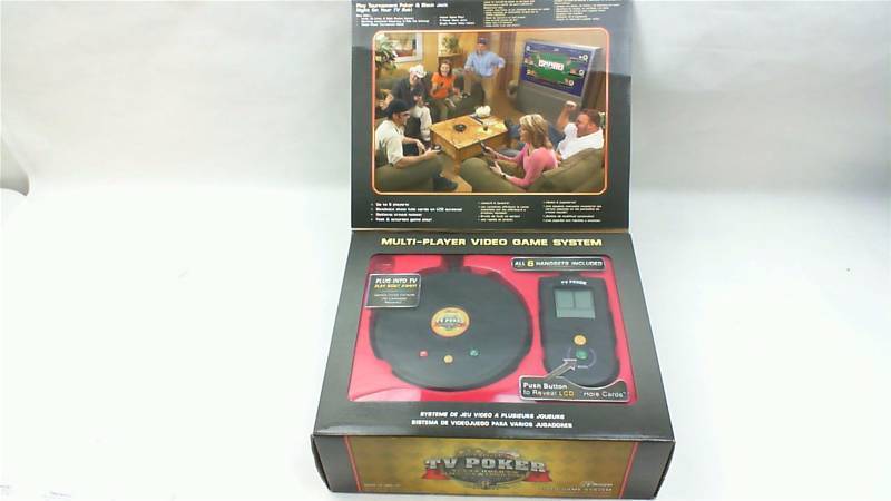 lot 26 image: Delux TV Video Poker Texas Hold Um BlackJack 6 Players