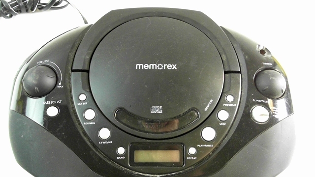 lot 210 image: Memorex CD player with AUX input