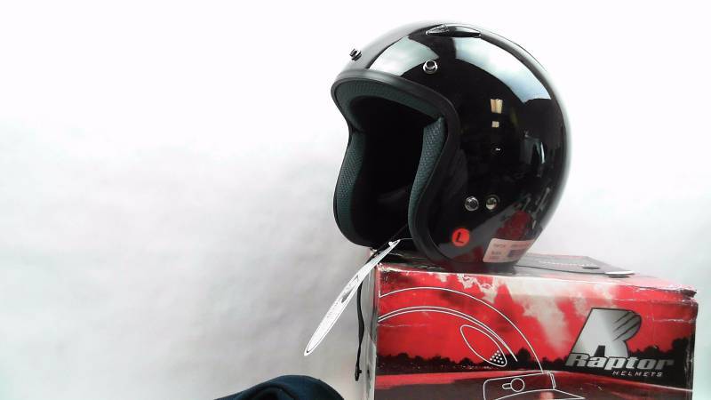 lot 60 image: Raptor Open Face Motorcycle Helmet