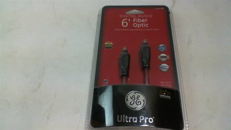 lot 396 image: GE Ultra Pro digital audio fiber optic cable 6 foot