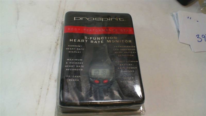 lot 397 image: ProSpirit five function heart rate monitor sealed package