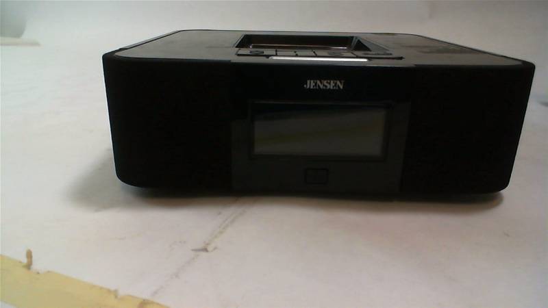 lot 400 image: JENSEN Model JMS-190 docking digital music system for iPod clockradio