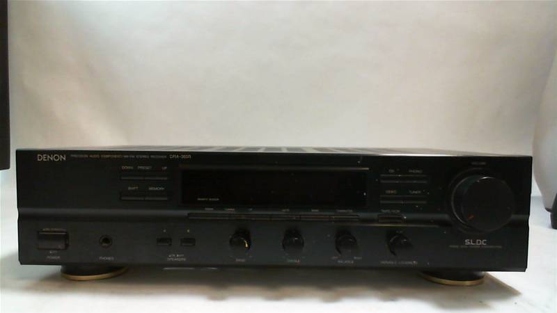 lot 424 image: Denon model DRA365R stereo receiver no remote